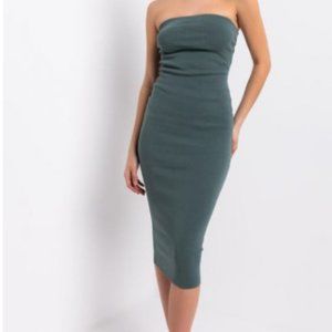ISO Akira Happy Home Tube Midi Dress